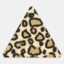 Leopard Print Pattern, Brown and Black. Sticker