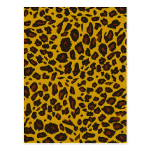 Leopard Print Postcard