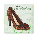 Leopard Print Shoe Magnet
