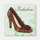 Leopard Print Shoe Magnet