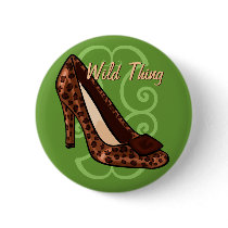 Leopard-Print Shoes Button