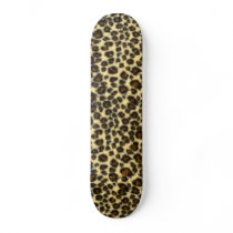 Leopard Print Custom Skateboard