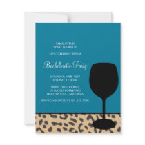 leopard print wine bachelorette