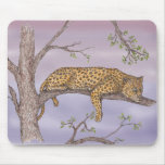 leopard resting mousepads