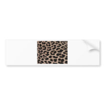 Leopard Skin background Bumper Sticker
