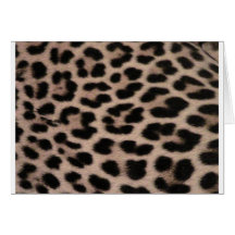 Leopard Skin background Card