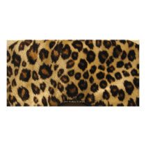 LEOPARD SKIN PICTURE CARD