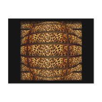 Leopard skin postcards