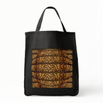 Leopard skin tote bags