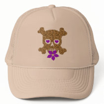 Leopard Skin Valentine Trucker Hat