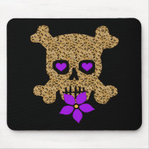 Leopard Skin Valentine Mouse Mats