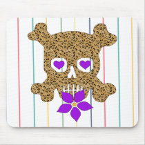 Leopard Skin Valentine Mouse Mats