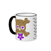 Leopard Skin Valentine Mugs