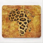 Leopard Spots Map of AFRICA Wildlife