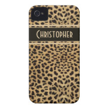 Leopard Spots Pattern iPhone 4 Cases