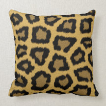 Leopard Spots Throw Pillow