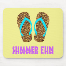 Leoperd Flip-Flop Mousemats