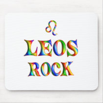 Leos Rock Mouse Pad