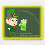 Leprechaun Beer St. Patrick's Day Mousepad