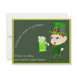 Leprechaun Beer St. Patrick's Day Party Invitation
