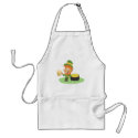Leprechaun by Pot of Gold aprons