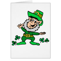 Leprechaun Greeting Card