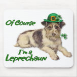 Leprechaun Dog mousepads