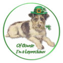 Leprechaun Dog stickers