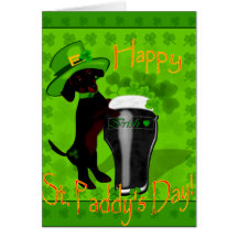 Leprechaun Doxie Greeting Cards