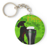 Leprechaun Doxie keychains