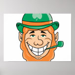 Leprechaun face posters