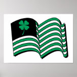 Leprechaun flag posters