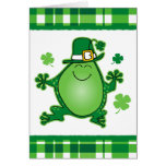 Leprechaun Frog Card