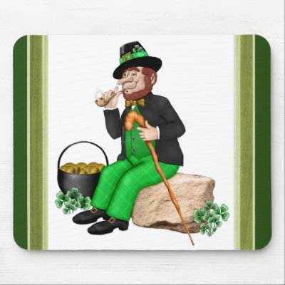 Leprechaun Gold Mousemats by Spice