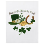 Leprechaun Hat Gold Horseshoe - St Patrick's flyers