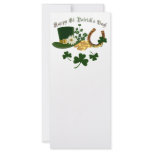 Leprechaun Hat Gold Horseshoe - St Patrick's rack cards