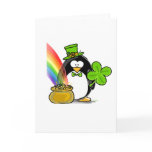 Leprechaun Penguin cards