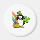 Leprechaun Penguin Refrigerator Magnets