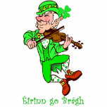 Leprechaun playing fiddle sculpture photo sculptures
