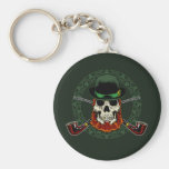Leprechaun Skull Keychain