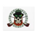 Leprechaun Skull postcards