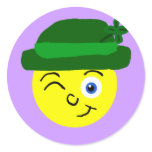 Leprechaun Smiley Sticker
