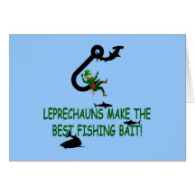 Leprechaun St Patricks day Greeting Card