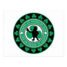 Leprechaun Stamp Post Cards