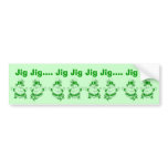 Leprechauns Dancing an Irish Jig Bumper Stickers bumper stickers