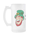 Leprechauns smile because they make green beer mug