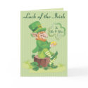Leprechauun Greetings cards