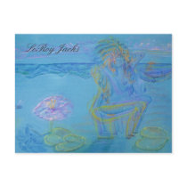LeRoy Jacks Blue Nude Post Card