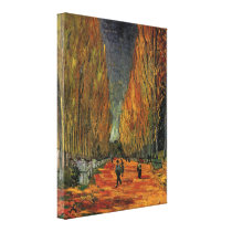 Les Alyscamps by Vincent van Gogh Stretched Canvas Print