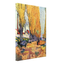 Les Alyscamps by Vincent van Gogh Canvas Print